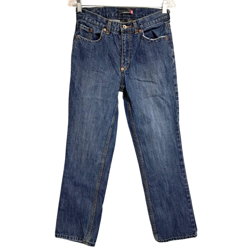 Quiksilver Jeans Boys 18 Vintage Distressed Denim Straight Grunge Vintage Y2K